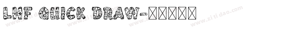 LHF Quick Draw字体转换
